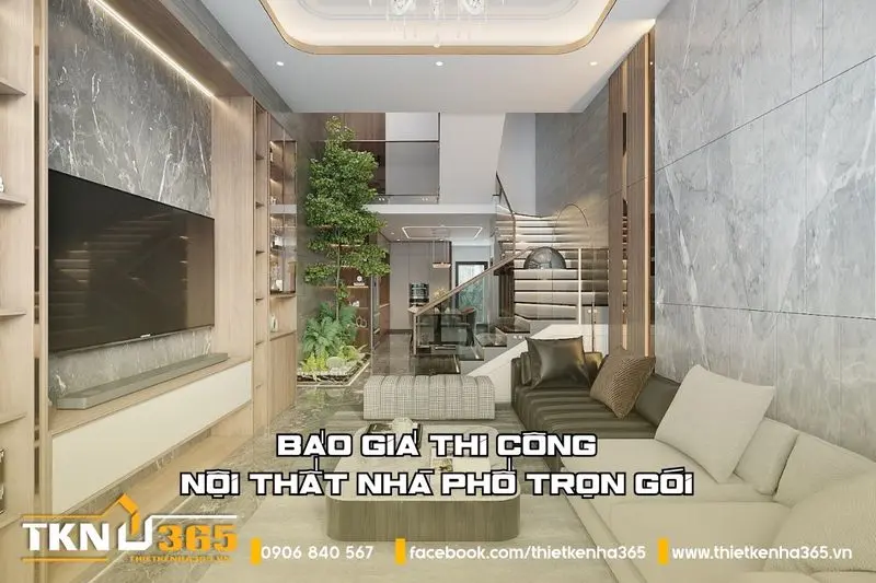 Thi công nội thất nhà phố