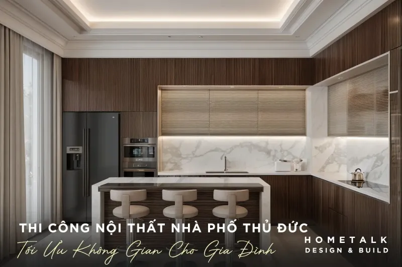 Thi Công Nội Thất Nhà Phố Thủ Đức 15 Không gian nội thất phong cách hiện đại