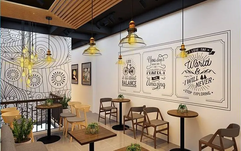 Mẫu quán trà sữa hiện đại