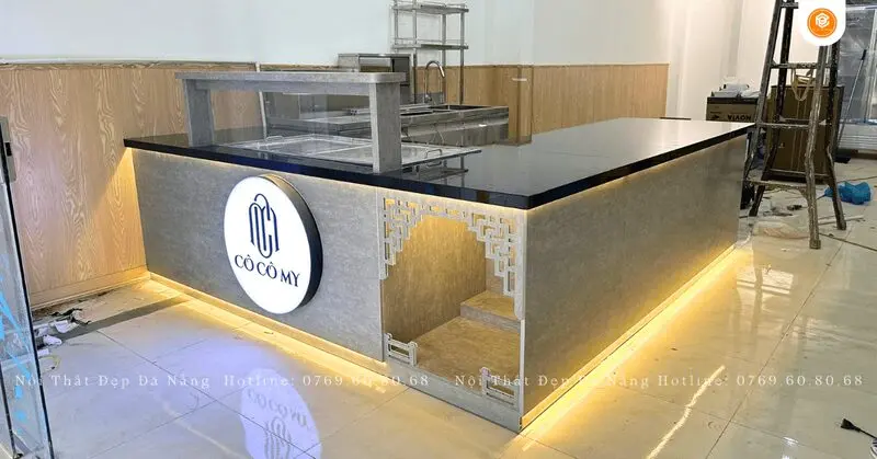 Thi công quầy
