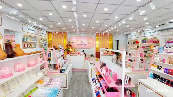 Nội thất shop mỹ phẩm