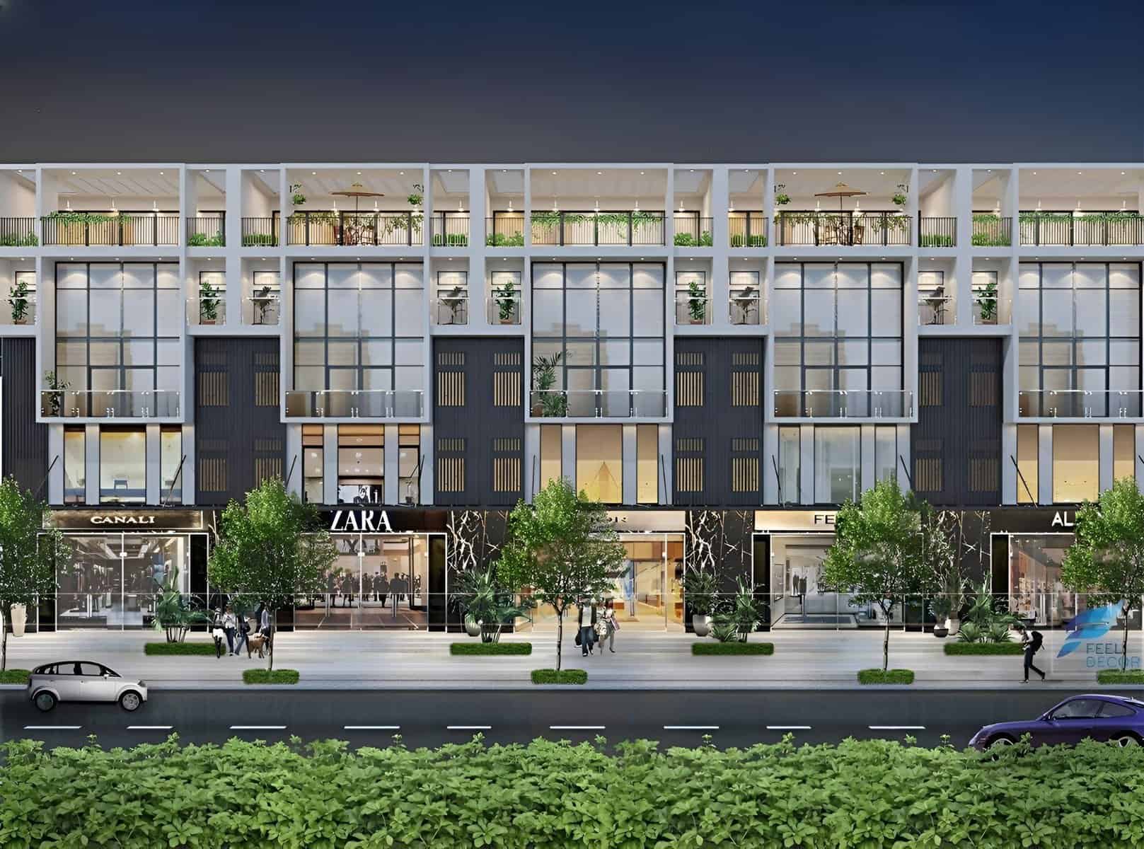 Thiết kế nội thất shophouse hiện đại