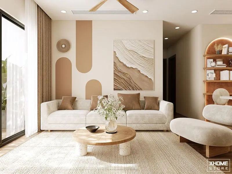 Hình ảnh thiết kế nội thất căn hộ mini phong cách Scandinavian