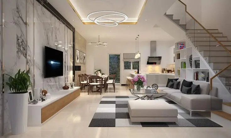 Thiết kế nội thất nhà phố thông minh tối ưu hóa không gian