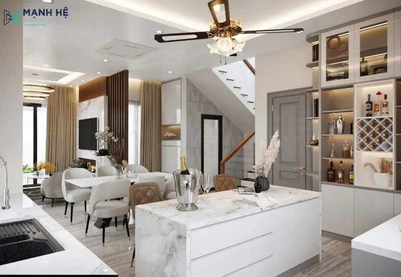 Thiết kế nội thất phòng bếp