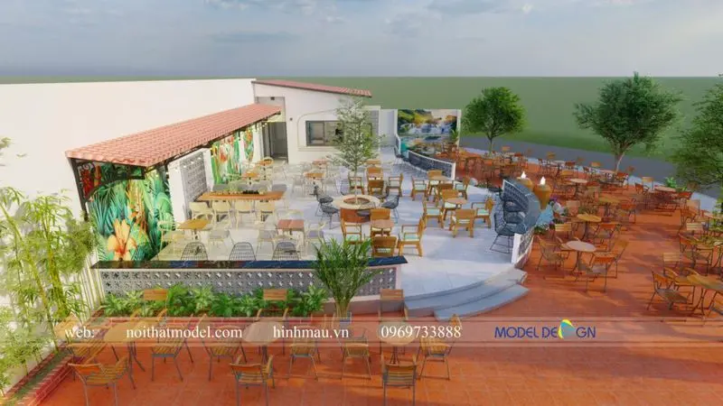 Mẫu quán cafe Bình Chánh