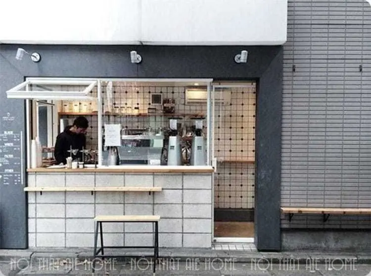 Thiết kế quán cafe nhỏ với điểm nhấn nghệ thuật