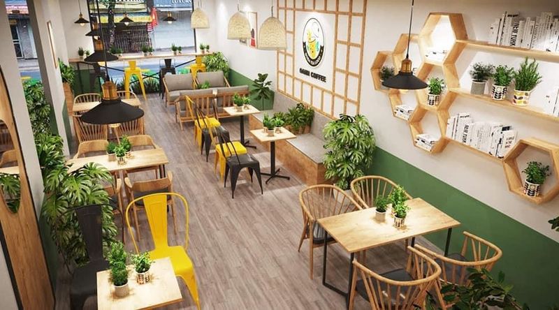 Thi Công Quán Cafe Tại Hóc Môn 18 Thiết kế quán cafe Học Môn