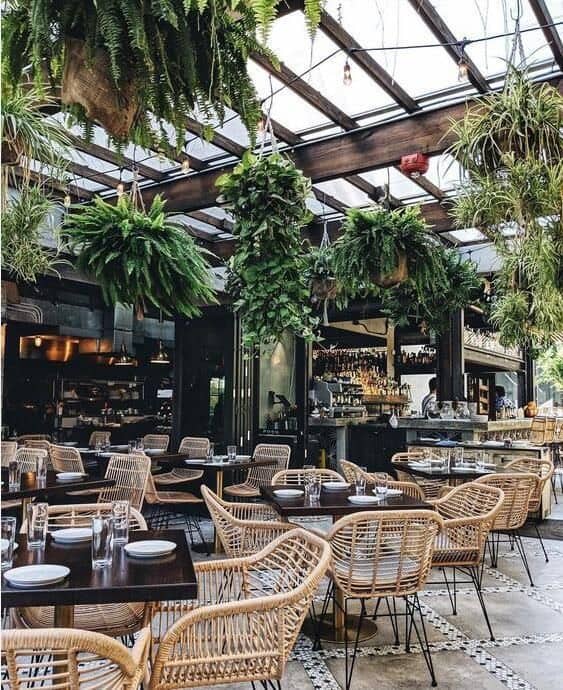 Thiết kế quán cafe không gian mở 8 Thiết kế quán cafe phối hợp cảnh tự nhiên