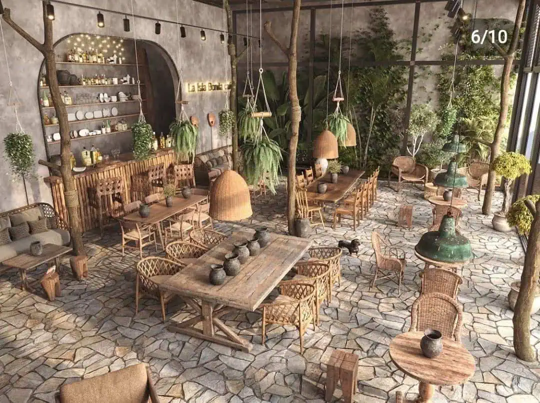 thiet-ke-quan-cafe-khong-gian-mo-6 Thiết kế quán cafe không gian mở