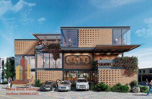 Thi Công Quán Cafe Tại Thuận An 12 Thiết kế quán cafe Noni Thuan An Bình Dương