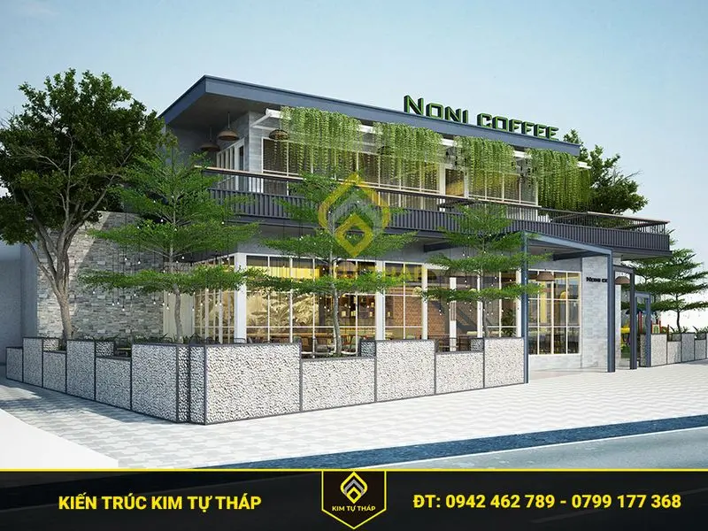 thiet ke quan cafe noni tai thuan an binh duong 1