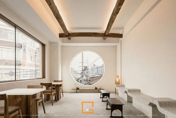 Thi Công Cafe Phong Cách Minimalist 7 Hình ảnh thiết kế quán cà phê phong cách tối giản