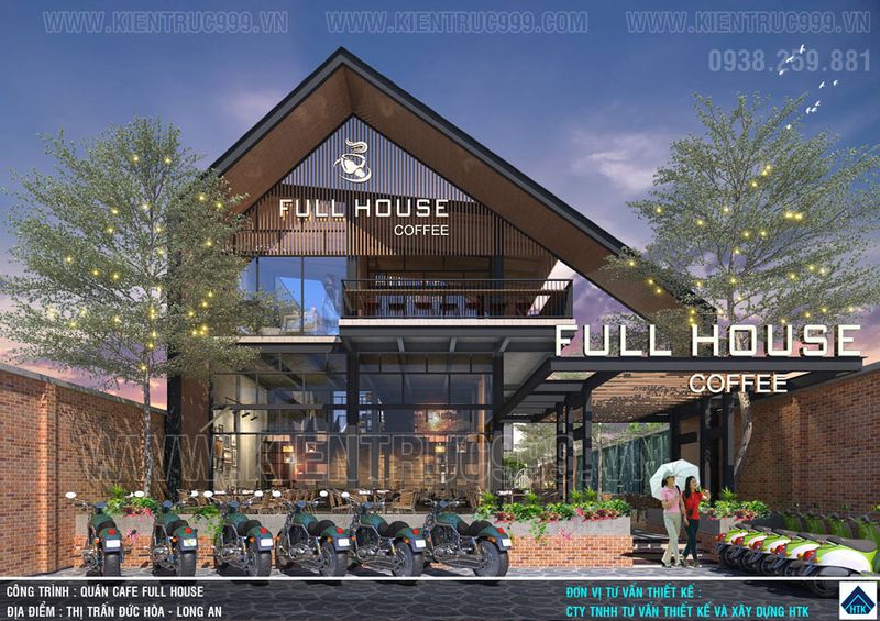 Thi Công Quán Cafe Đẹp Tại Long An 7 Ảnh dự án