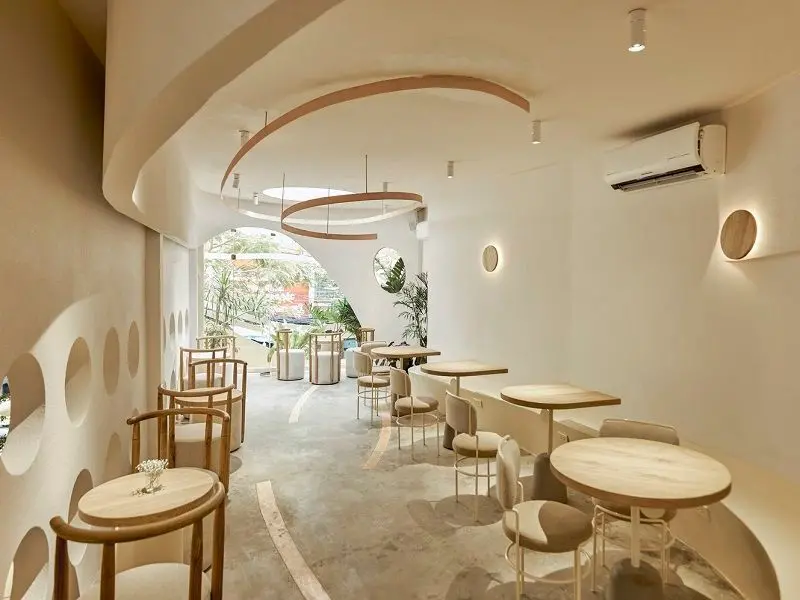 Hình ảnh thi công quán trà sữa