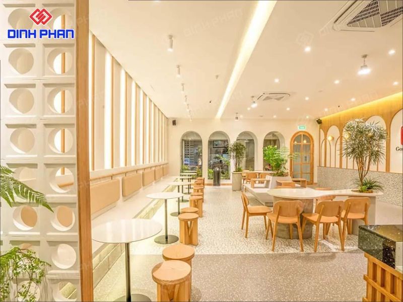 thiết kế quán trà sữa