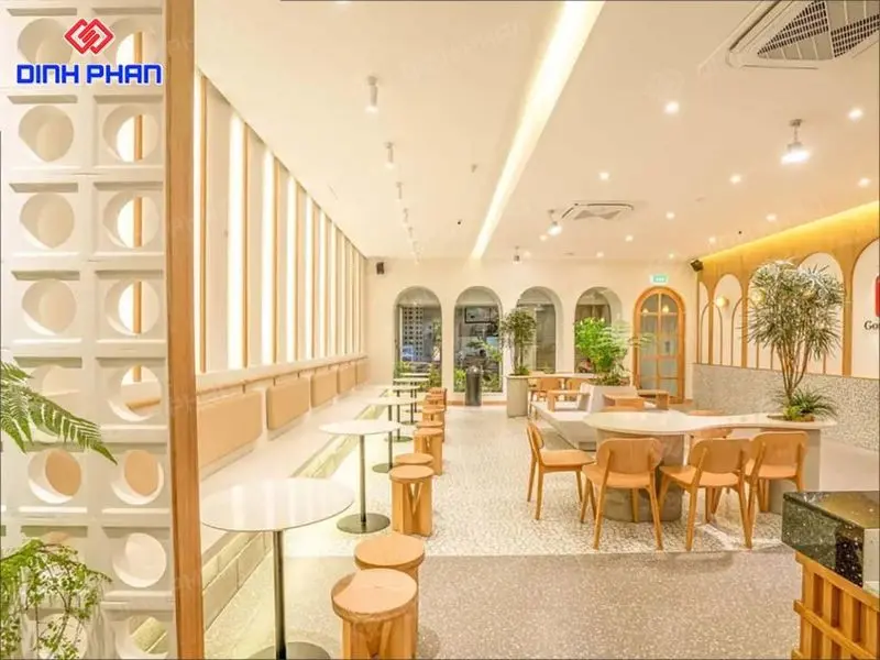 thiết kế quán trà sữa