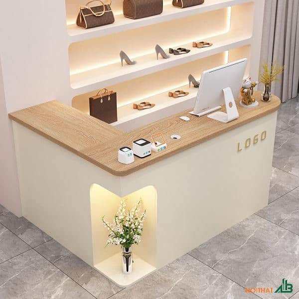 Quầy thu ngân hình chữ L