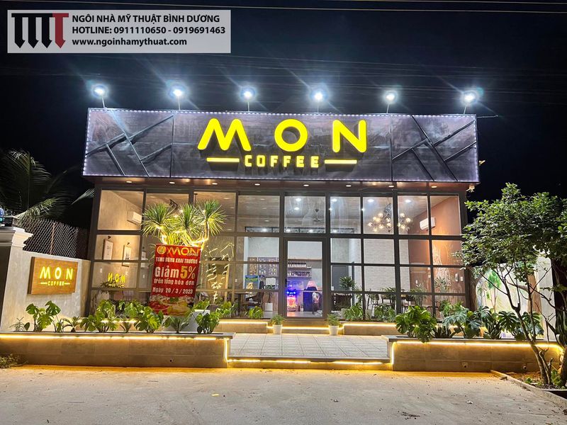 Thi Công Quán Cafe Đẹp Tại Bình Dương 12 Thiết kế thi công cơ sở kinh doanh