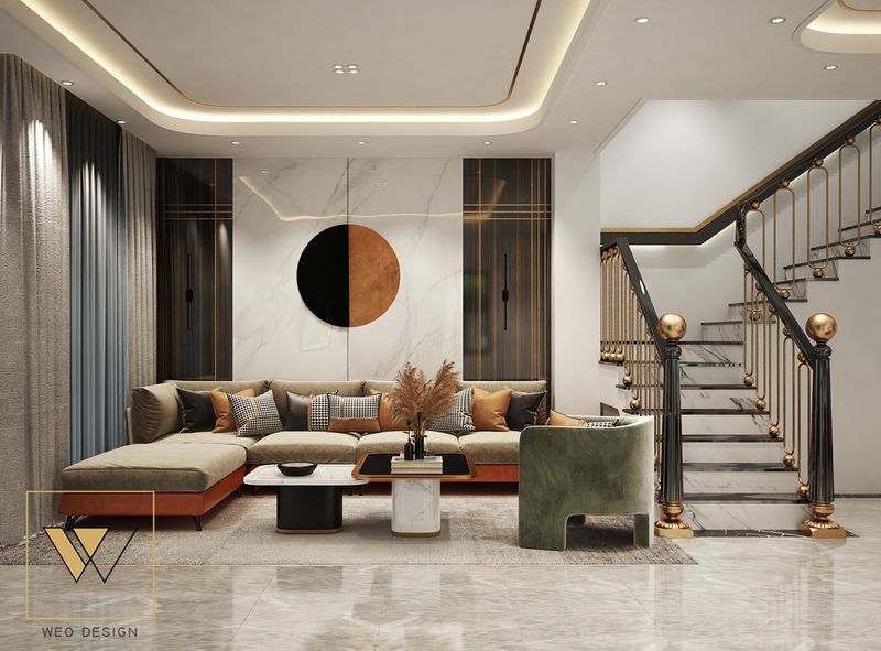 Thiết kế thi công nội thất nhà phố mới tại Weodesign