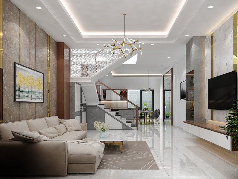 Thiết kế và thi công nội thất nhà phố tại Hà Nội