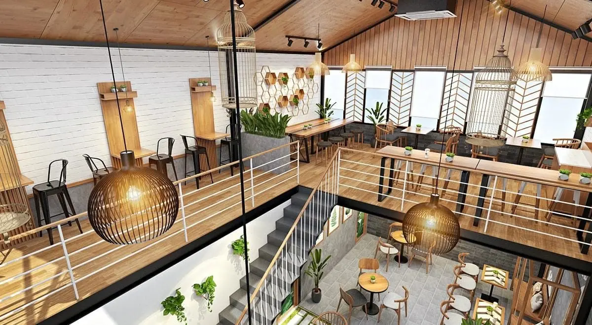 Thiết kế thi công quán cà phê