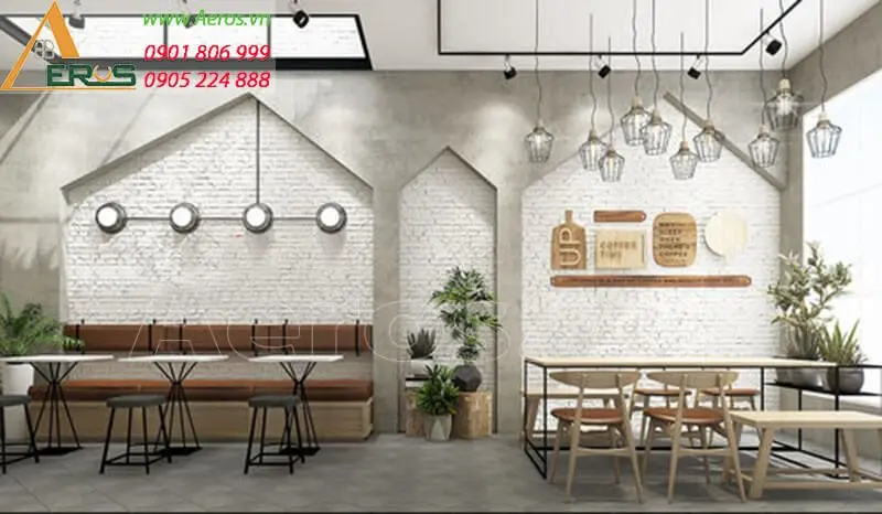Thiết kế nội thất quán cafe tại Quận 3