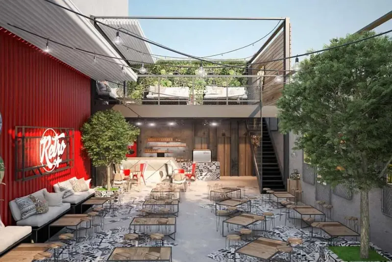 Thi Công Quán Cafe Ngoài Trời 5 Thiết kế quán cafe ngoài trời 2