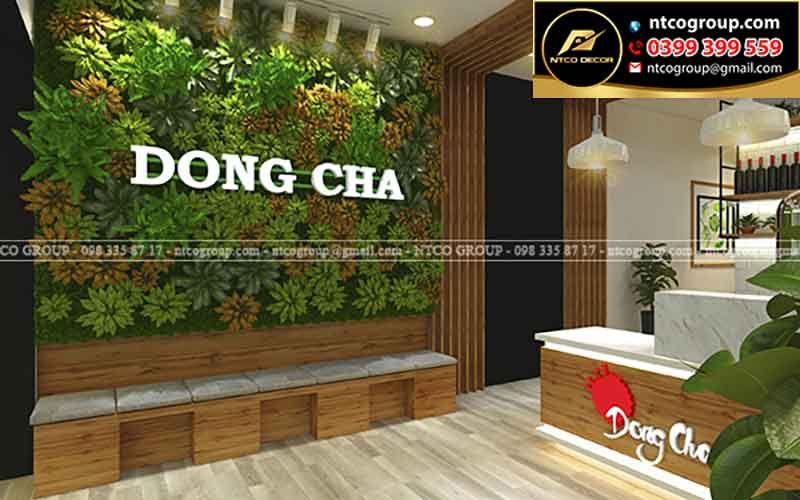 Bàn ghế quán trà sữa