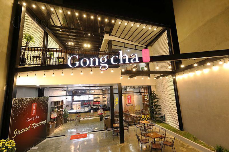 Thiết kế thi công trà sữa Gongcha Bà Rịa
