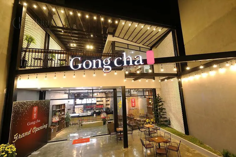 Thiết kế thi công trà sữa Gongcha Bà Rịa