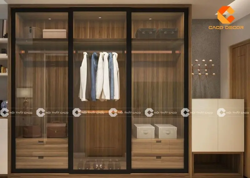 Tủ quần áo đậm nét màu sắc