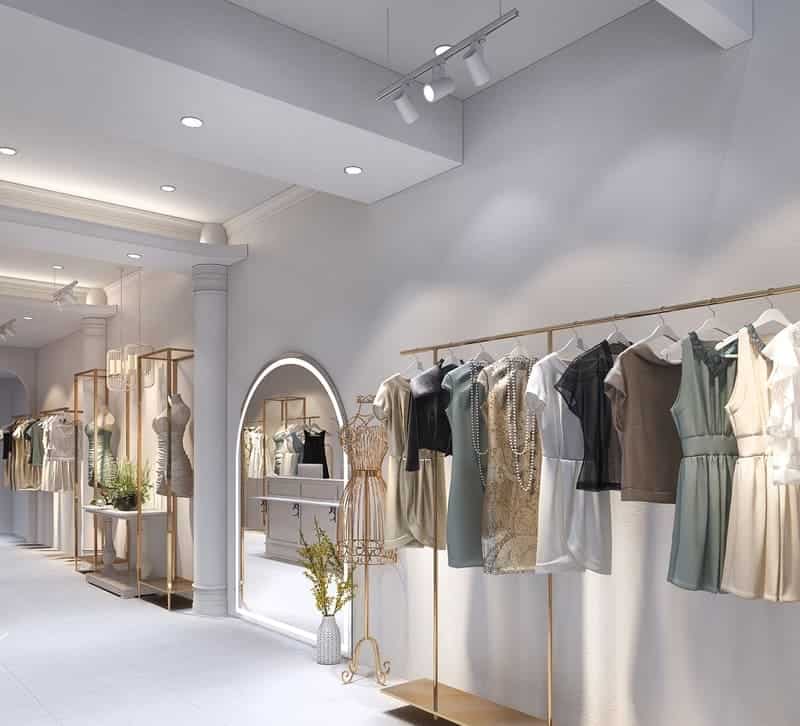 Thiết kế shop quần áo đẹp