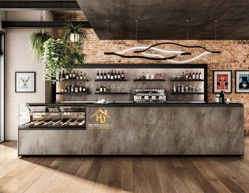 Thi Công Quầy Bar Nhà Phố 14 Thiết kế và thi công quầy bar