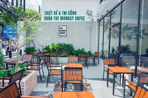 Thi Công Quán Cafe Trọn Gói TPHCM 6 Thiết kế và thi công trọn gói quán The Monday Coffee Nguyễn Trãi Quận 5