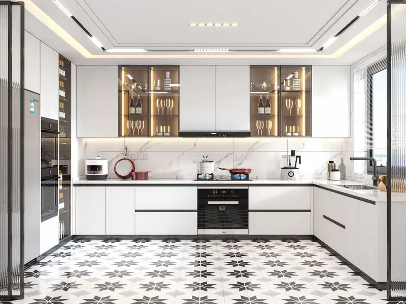 Tủ bếp MDF chống ẩm