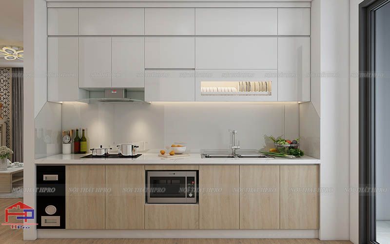 Tủ bếp melamine