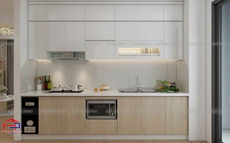 Tủ bếp melamine