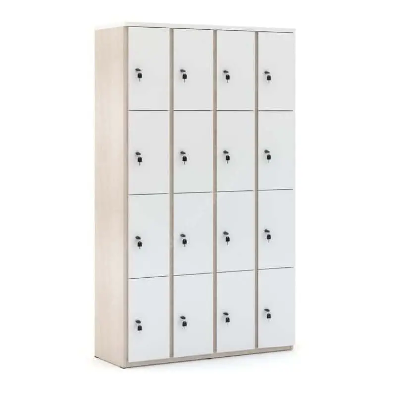 Tủ locker 16 ngăn gỗ 4 khoang LKG16-4K