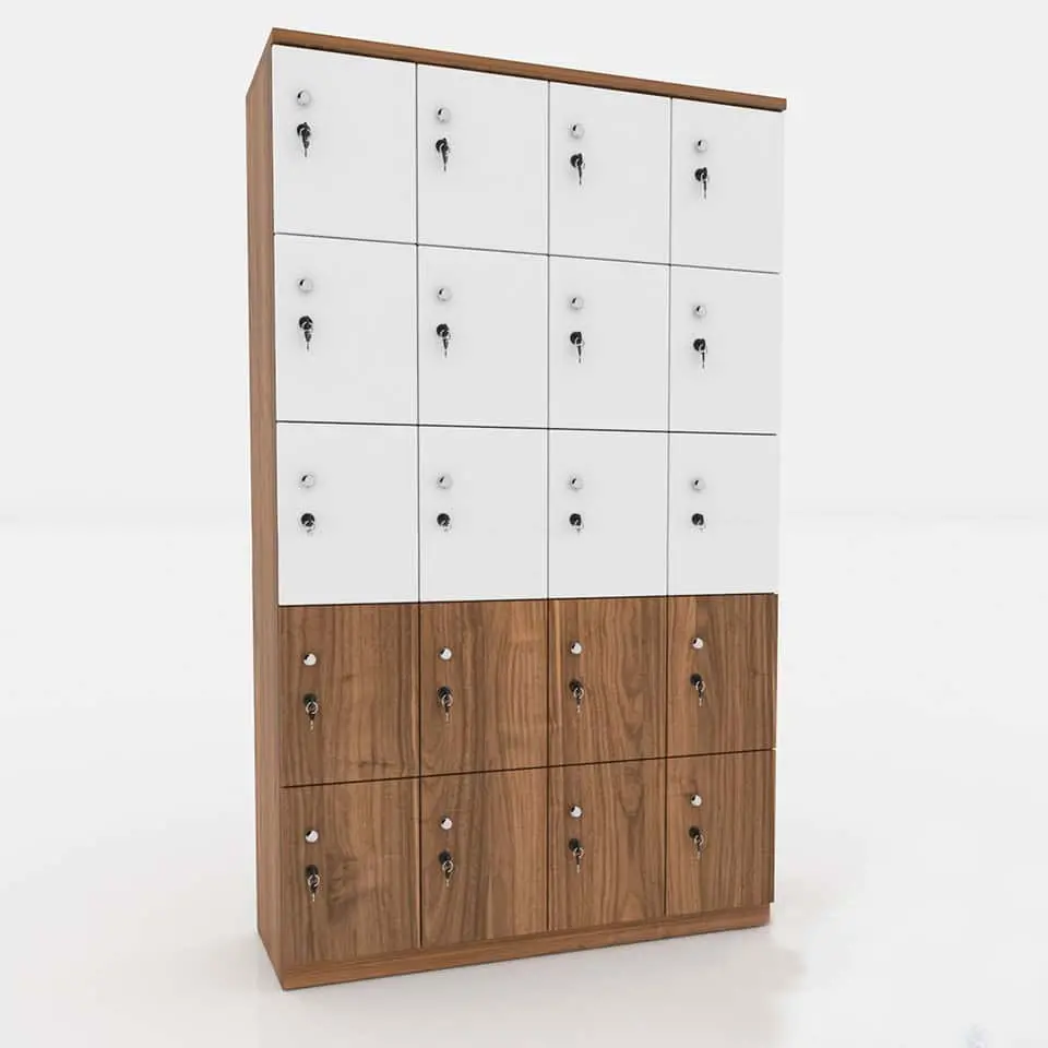 Tủ locker 20 ngăn bằng gỗ - LKG 07 Nội thất Dương Đông