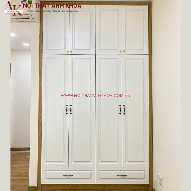 Tủ quần áo âm tường kich trần