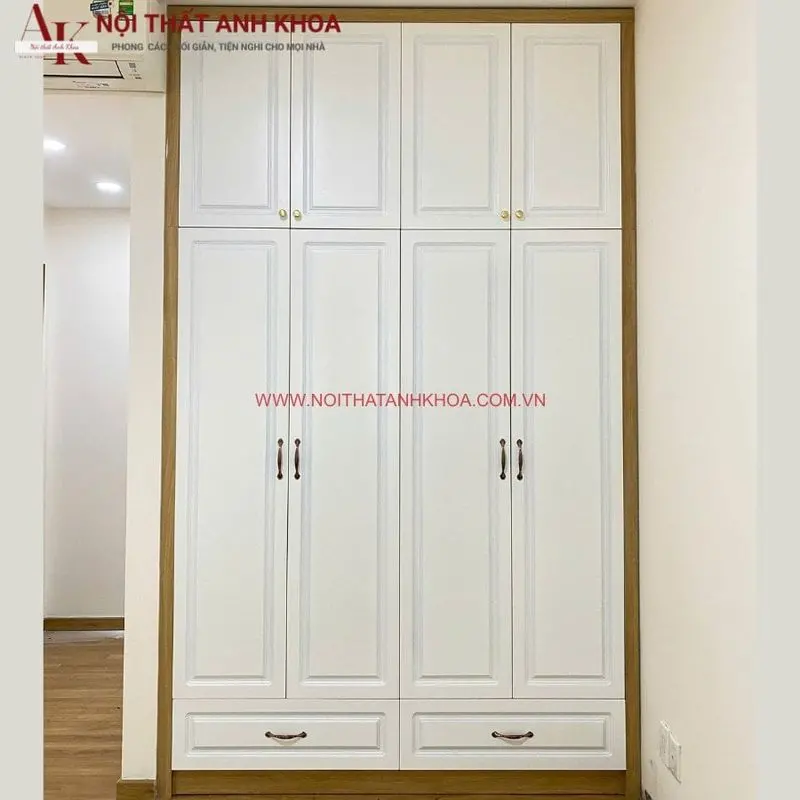 Tủ quần áo âm tường kich trần