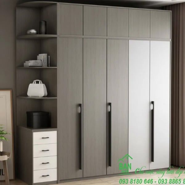 Tủ quần áo giá rẻ mẫu dài