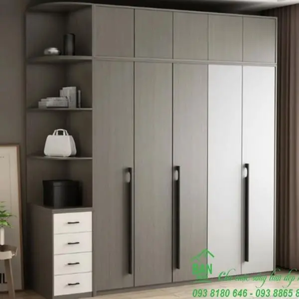 Tủ quần áo giá rẻ mẫu dài