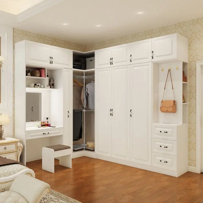 Tủ quần áo kết hợp bàn trang điểm chữ L