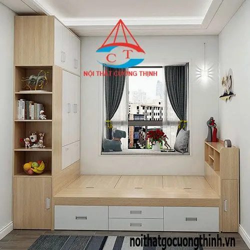 Tủ quần áo kết hợp giường thông minh