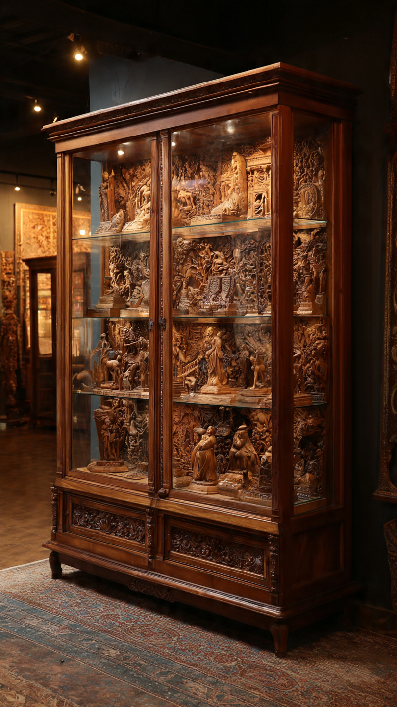 tủ trưng bày gỗ (3) tủ trưng bày gỗ (3)