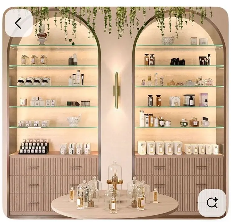 tủ trưng bày shop mỹ phẩm (1)