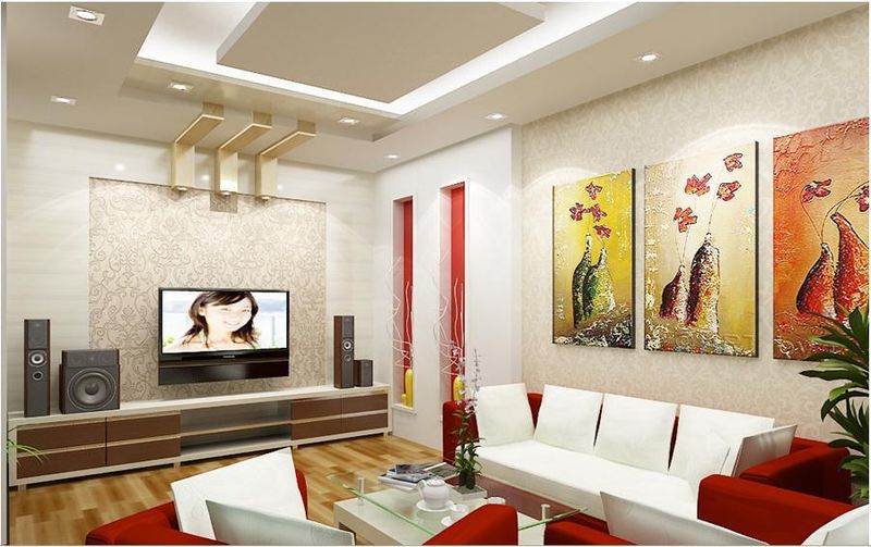 Thi Công Trần Vách Nhà Phố 10 Vách ngăn thạch cao đẹp