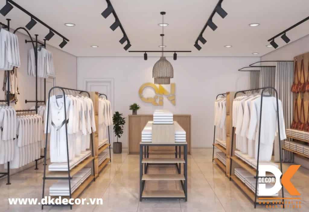 Thi công shop quần áo